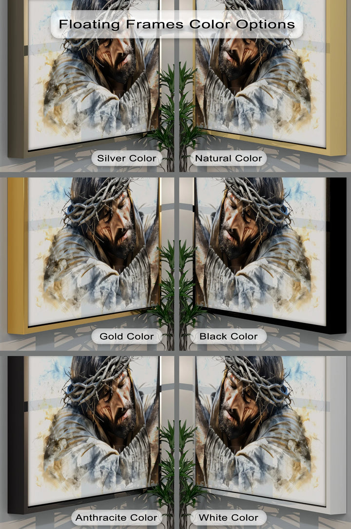 The Final Embrace – Crucified Savior Canvas Print