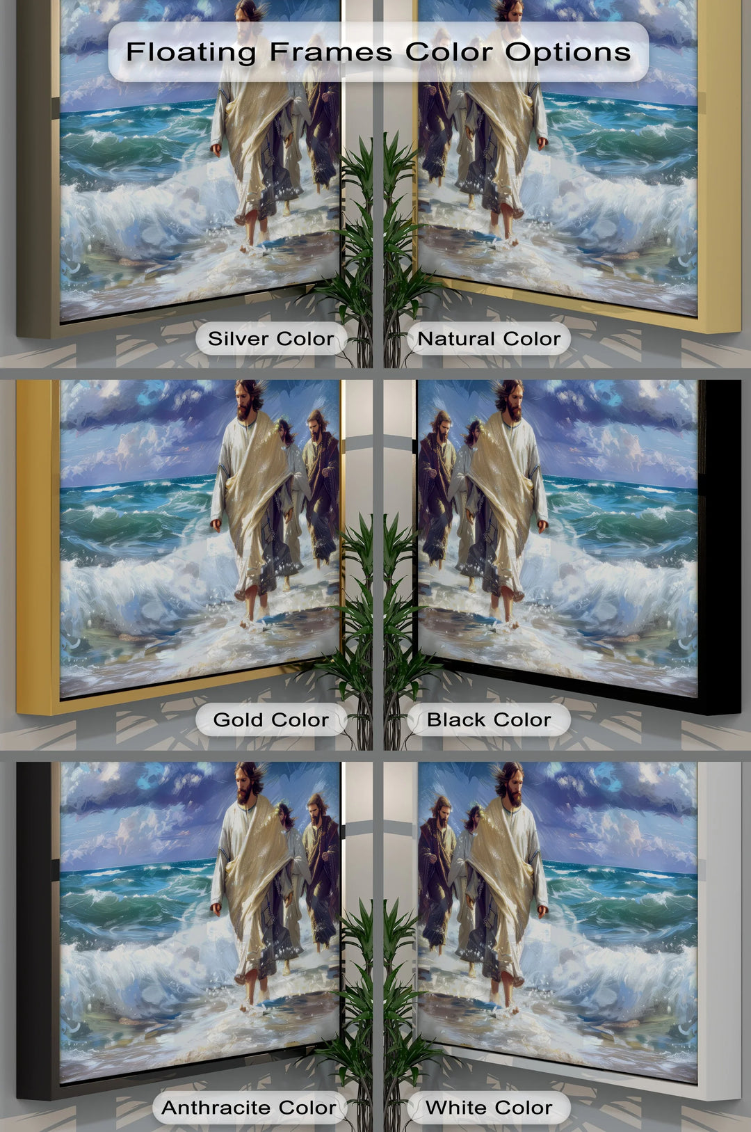 Walking with Christ – Jesus Canvas Print