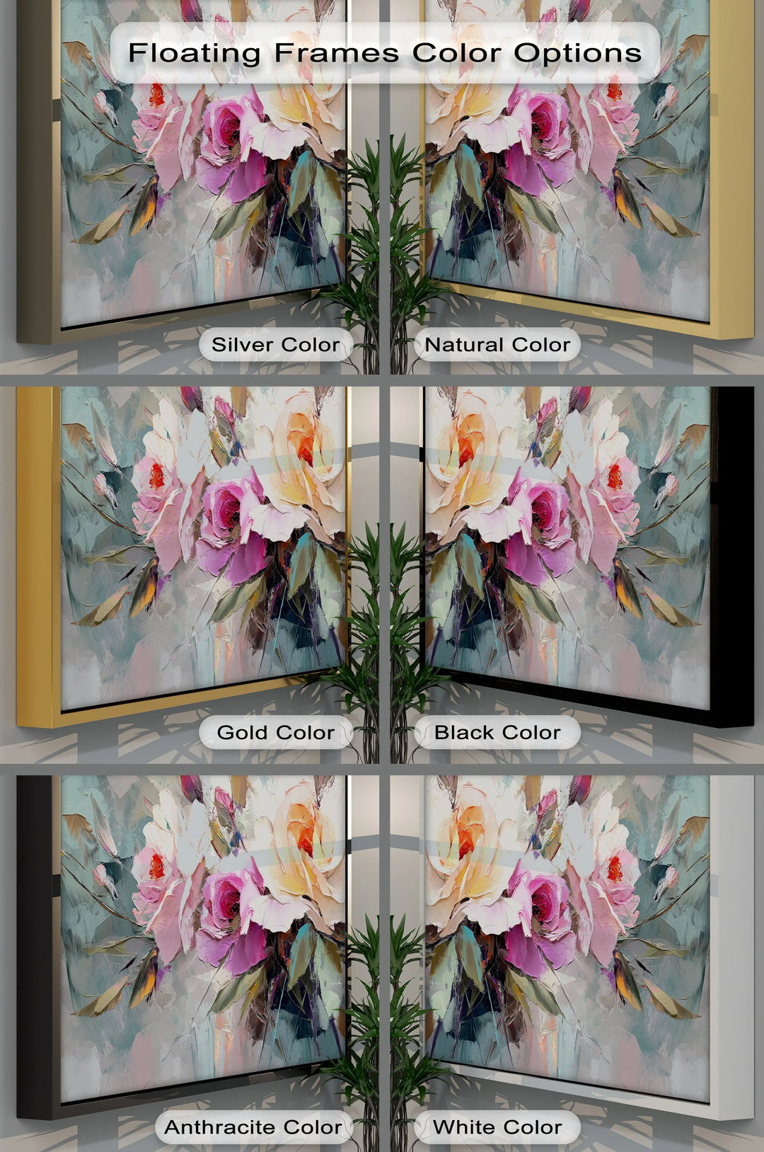 Romantic Rose Garden – Pink Floral Canvas Print - MyPhotoStation