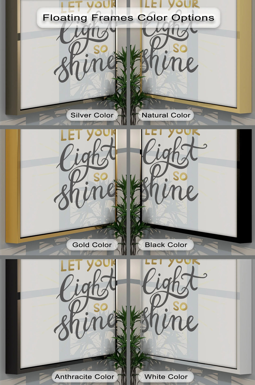 Let Your Light So Shine – Elegant Uplifting Canvas Print