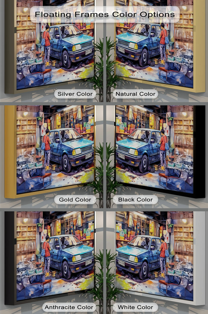 Mechanic’s Memory – Car Canvas Print - MyPhotoStation