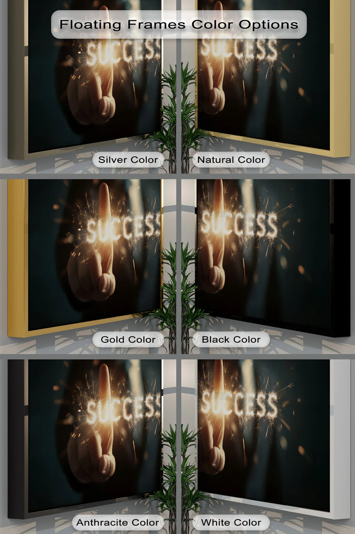 Ignite Success – Sparkling Motivation Canvas Print