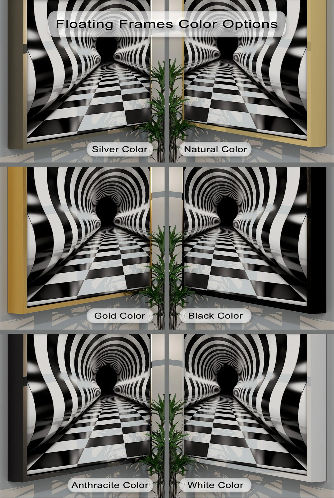 Waves of Infinity – Black & White Canvas Print - MyPhotoStation