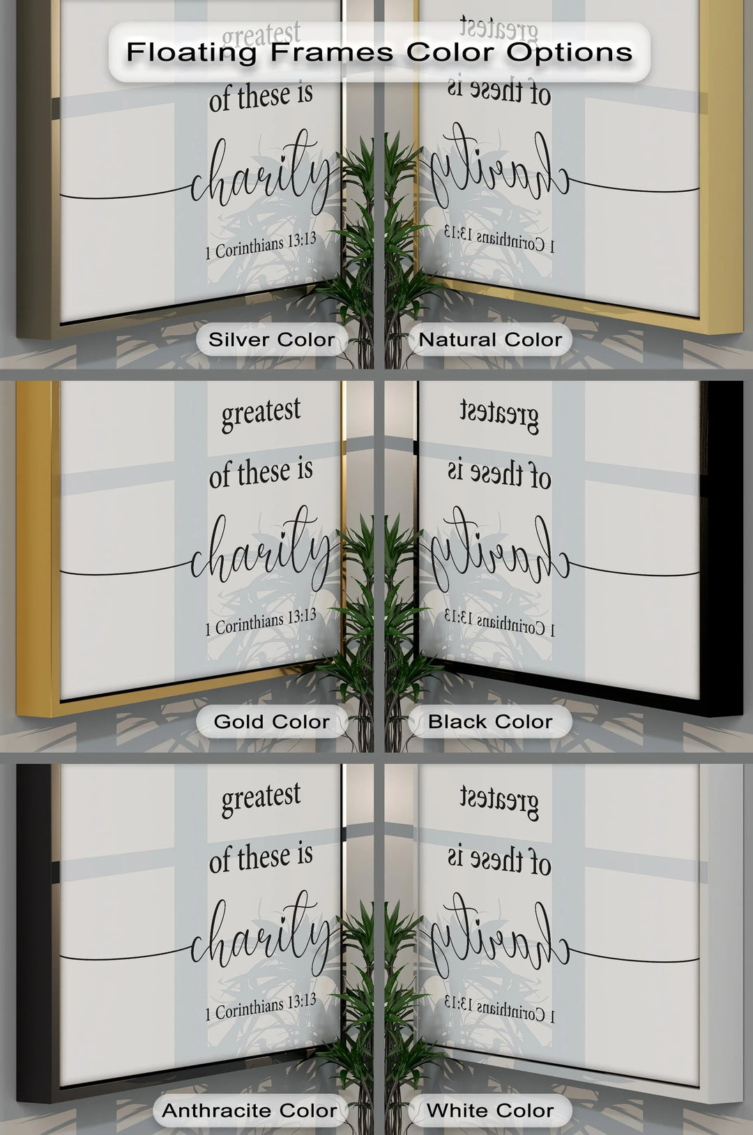 The Greatest Is Charity – 1 Corinthians 13:13 Canvas Print - MyPhotoStation
