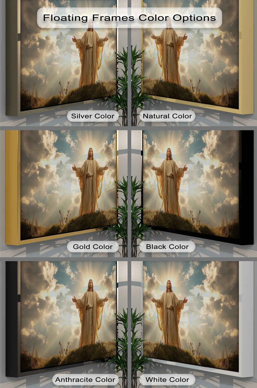 Divine Light – Radiant Jesus Canvas Print - MyPhotoStation