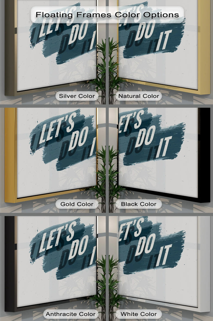 Let’s Do It – Bold Brushstroke Motivational Canvas Print