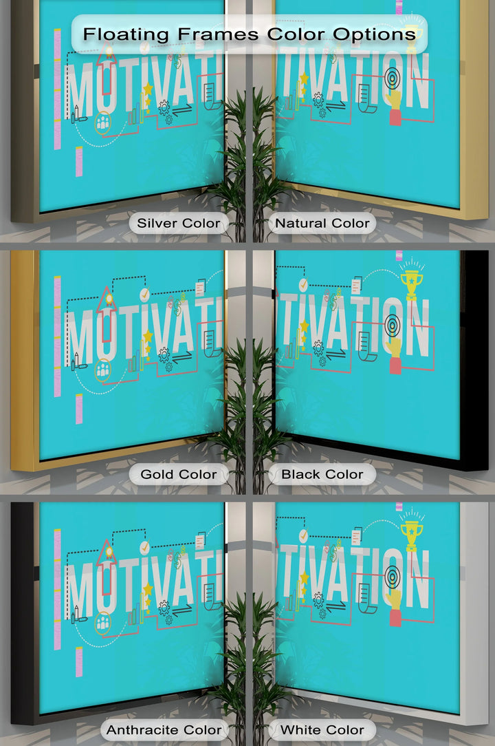 Motivation Blueprint – Inspired Canvas Print