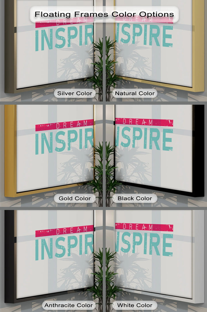 Dream Inspire – Modern Minimalist Canvas Print