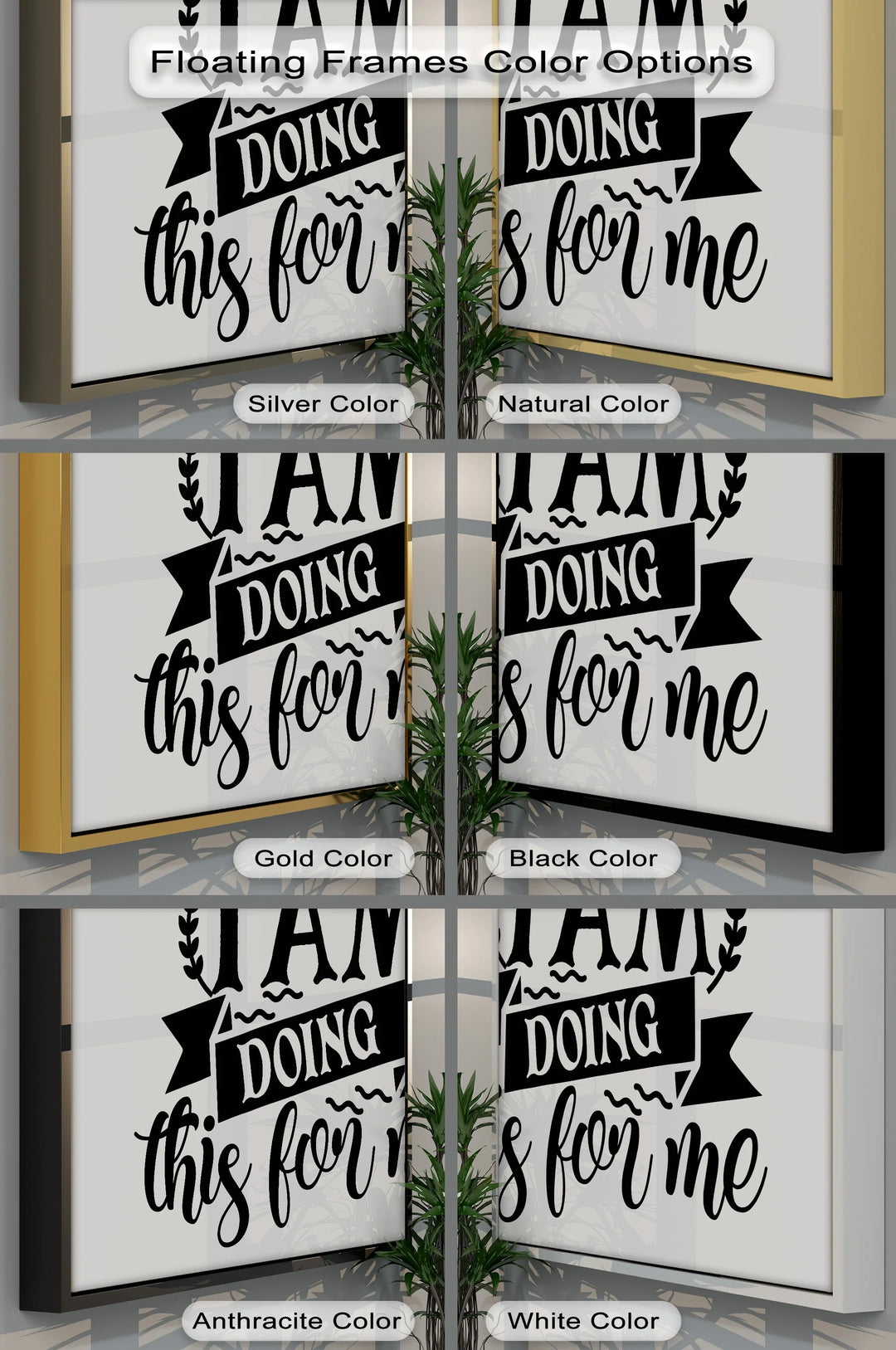 I Am Doing This For Me – Empowering Quote Canvas Print