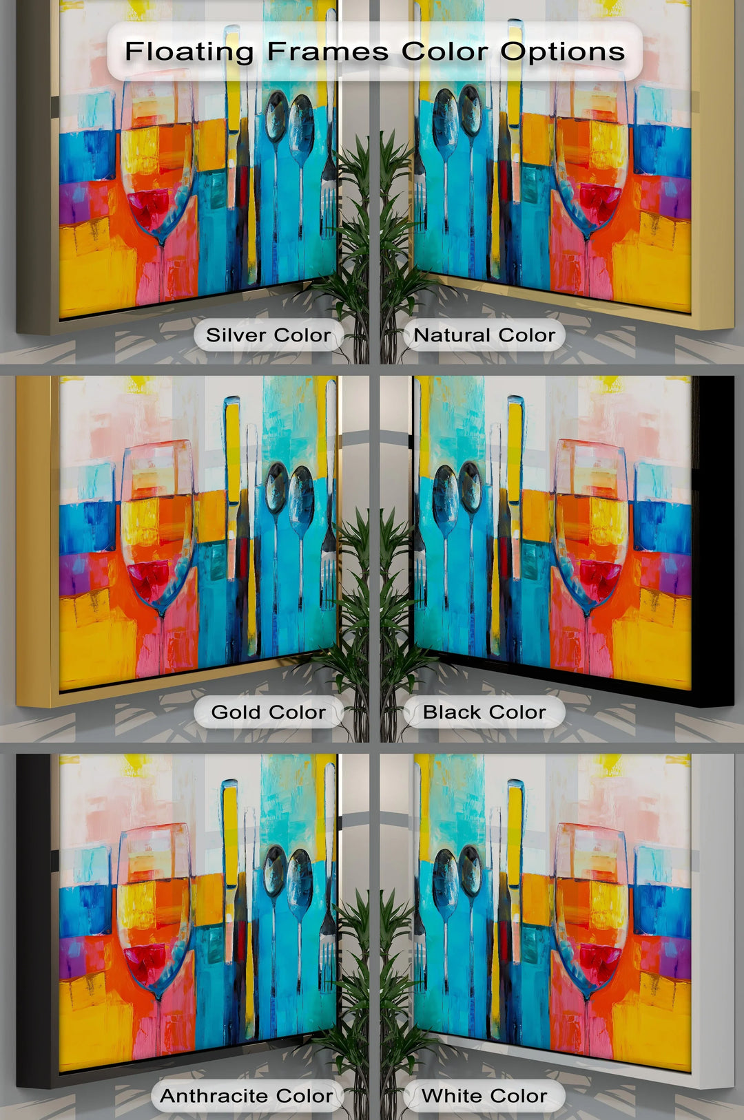 Modern Table Setting – Kitchen Canvas Print - MyPhotoStation