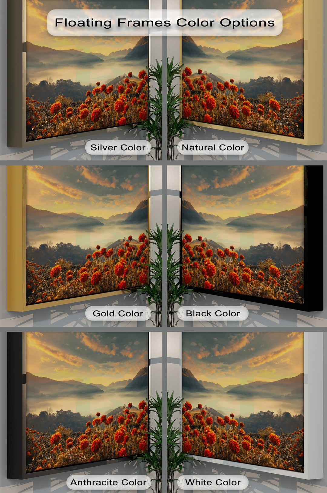 Mountain Sunrise - Landscape Canvas Print