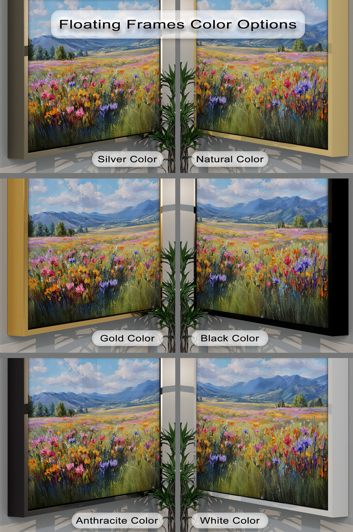 Blooming Valley – Wildflower Meadow Canvas Print