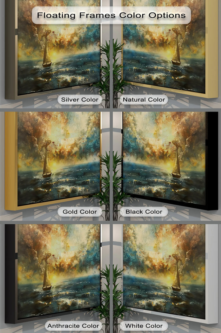 Stormlight Voyage – Dramatic Ocean Canvas Print - MyPhotoStation