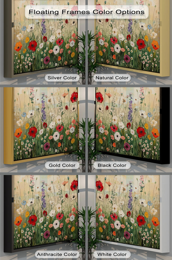 Wildflower Symphony – Colorful Floral Canvas Print - MyPhotoStation