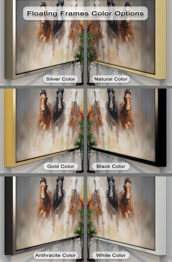 Galloping Spirit – Running Horses in Motion Canvas Print