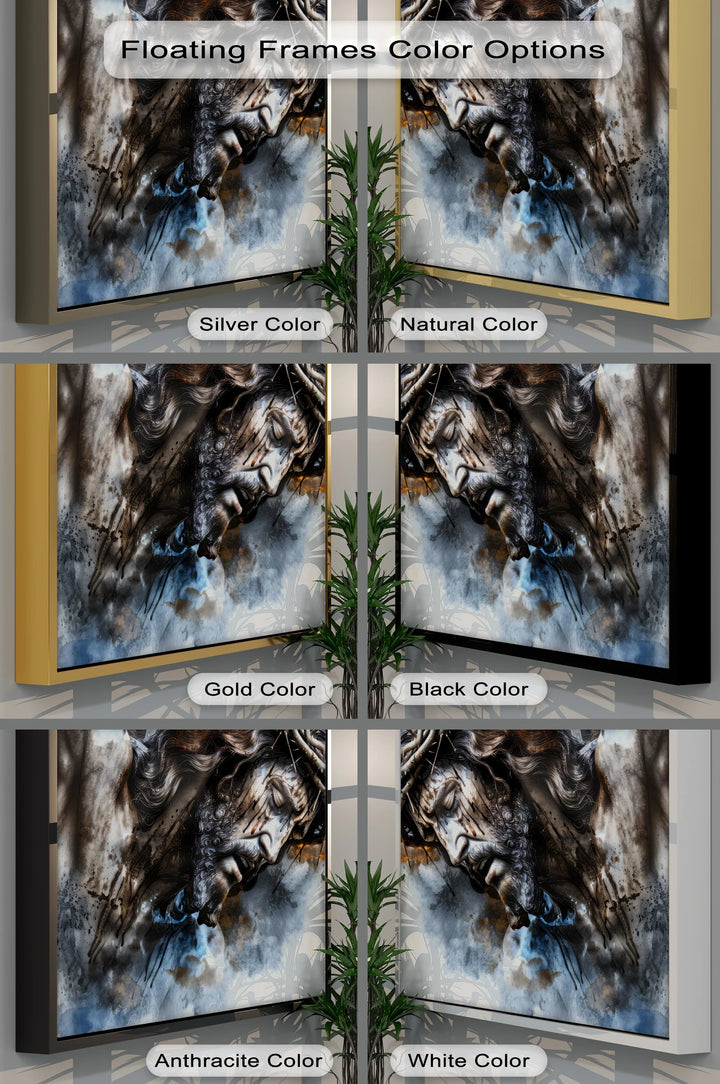 Silent Mercy – Jesus Crown of Thorns Close-Up Canvas Print