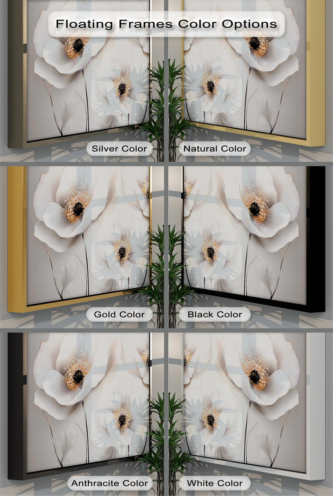 Whispers of Ivory – Neutral Floral Canvas Wall Art - MyPhotoStation
