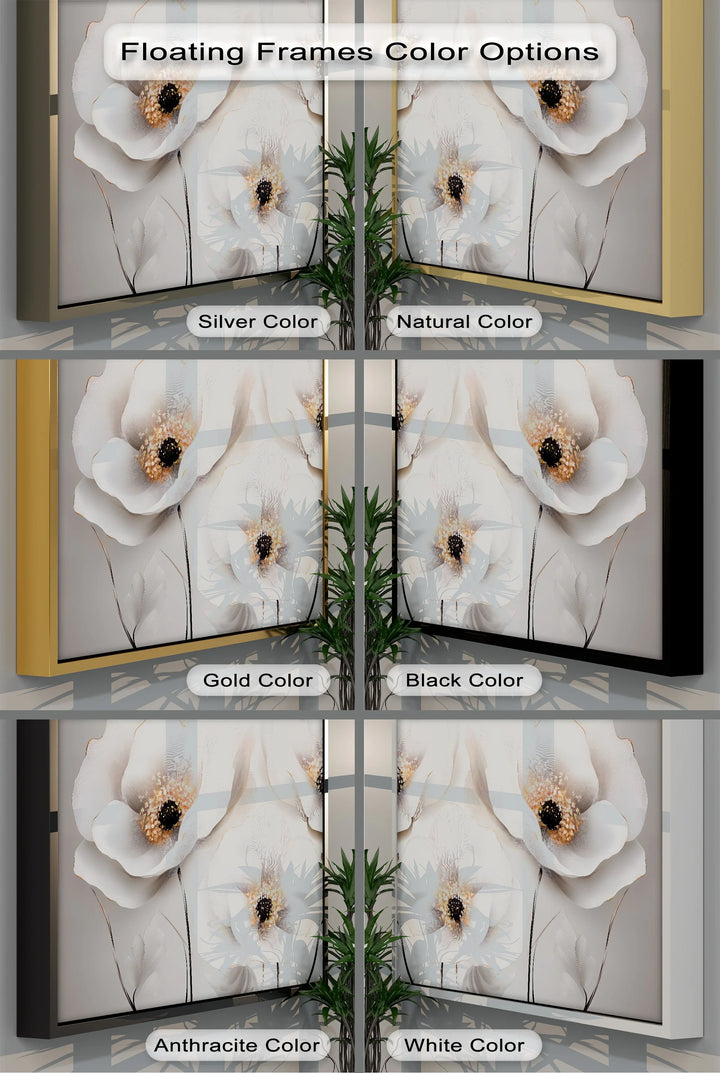 Whispers of Ivory – Neutral Floral Canvas Wall Art - MyPhotoStation
