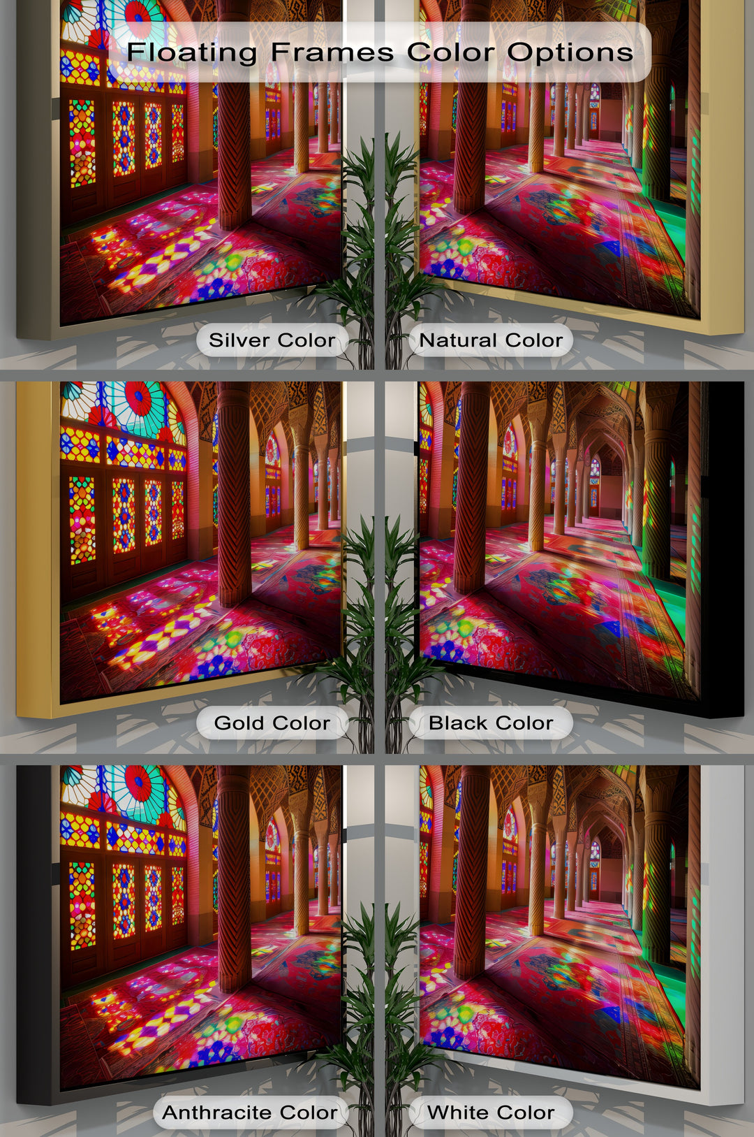 Sunlit Splendor Hall – Persian Canvas Print