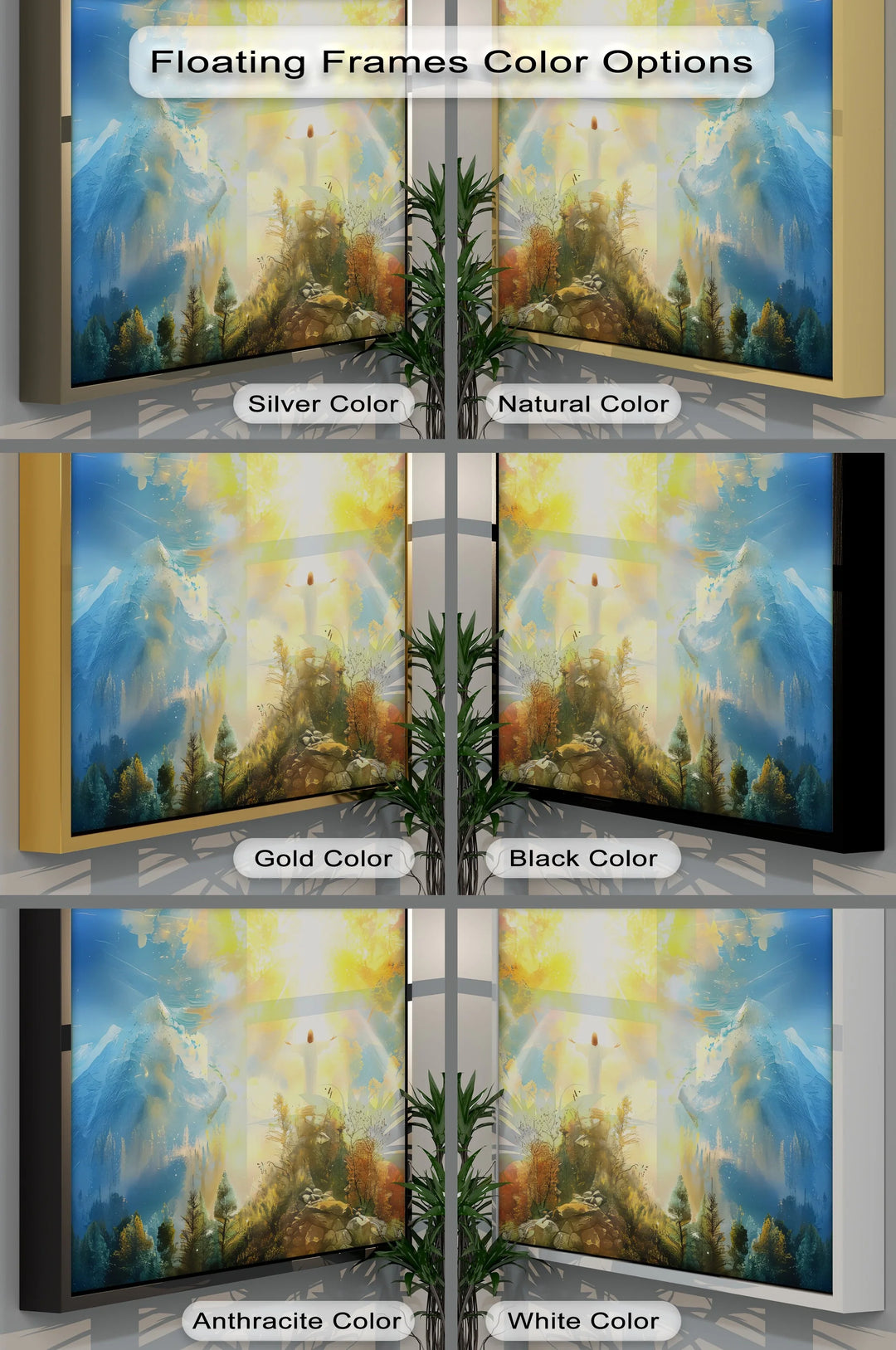 Ascension of Light – Glorious Resurrection Canvas Print