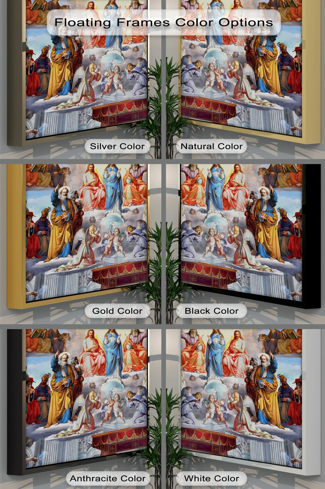 The Heavenly Coronation – Renaissance Religious Canvas Print - MyPhotoStation