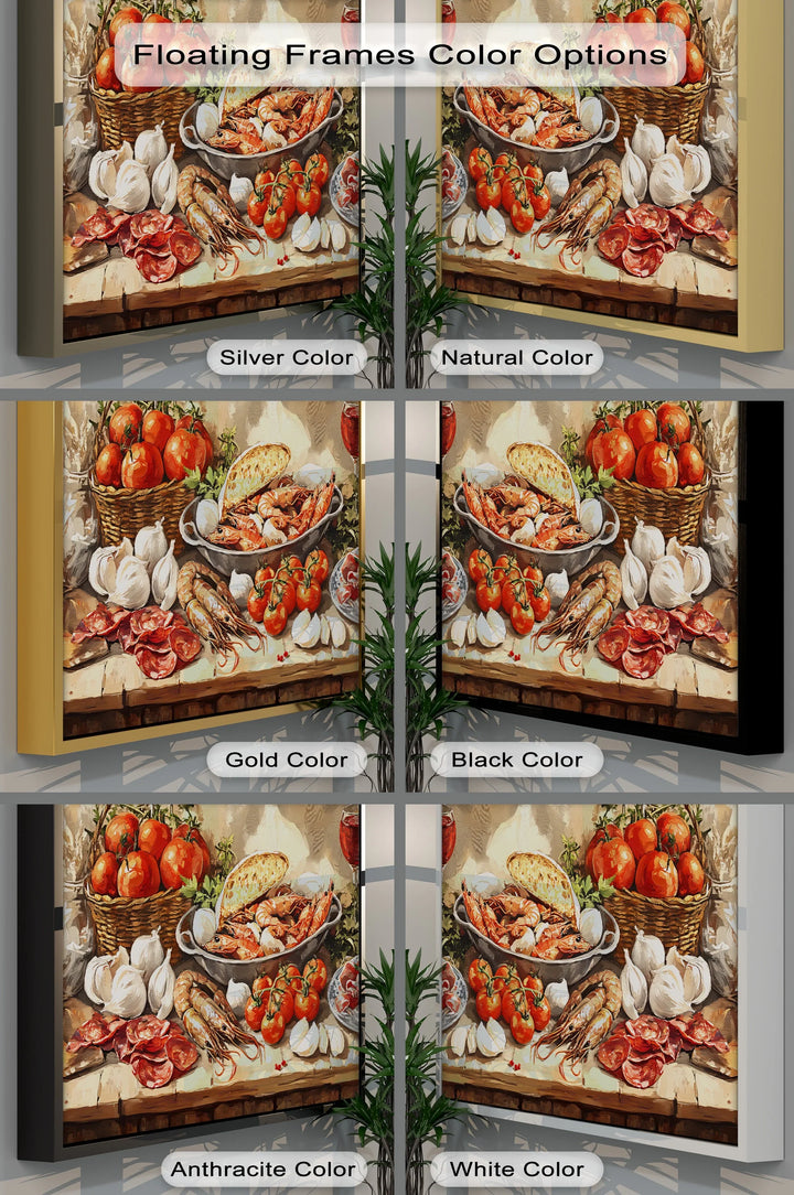 Mediterranean Delights – Gourmet Feast Kitchen Canvas Print - MyPhotoStation
