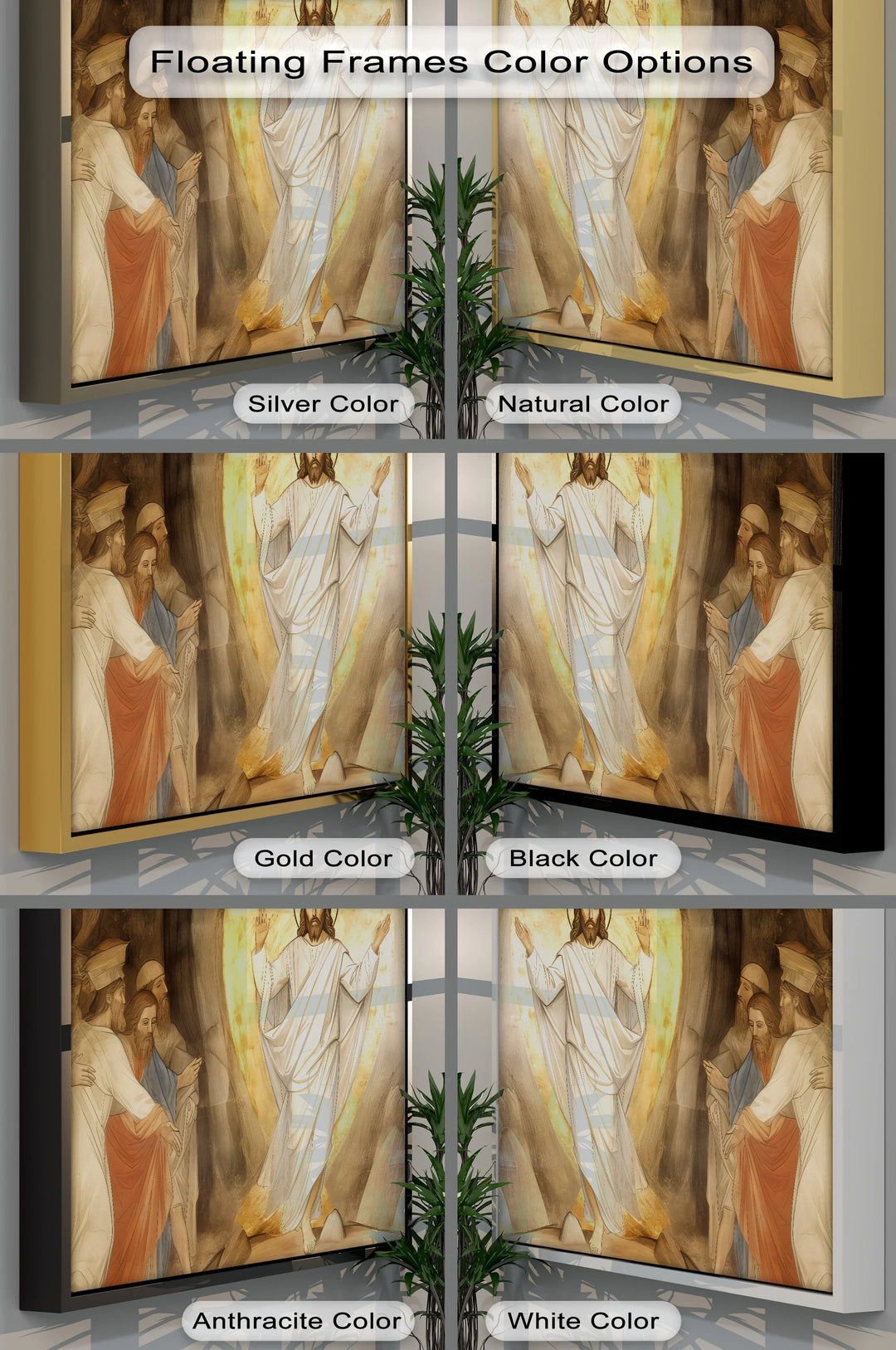 The Resurrection Light – Jesus Risen Canvas Print