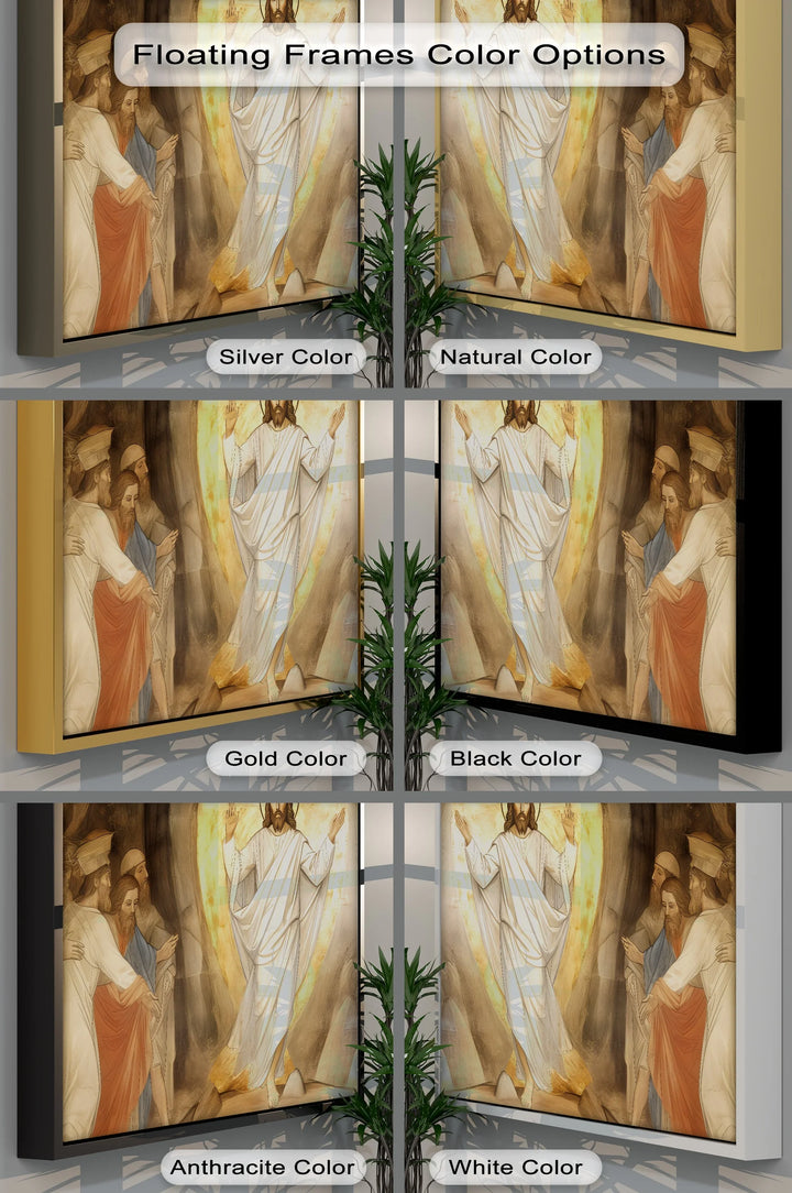 The Resurrection Light – Jesus Risen Canvas Print