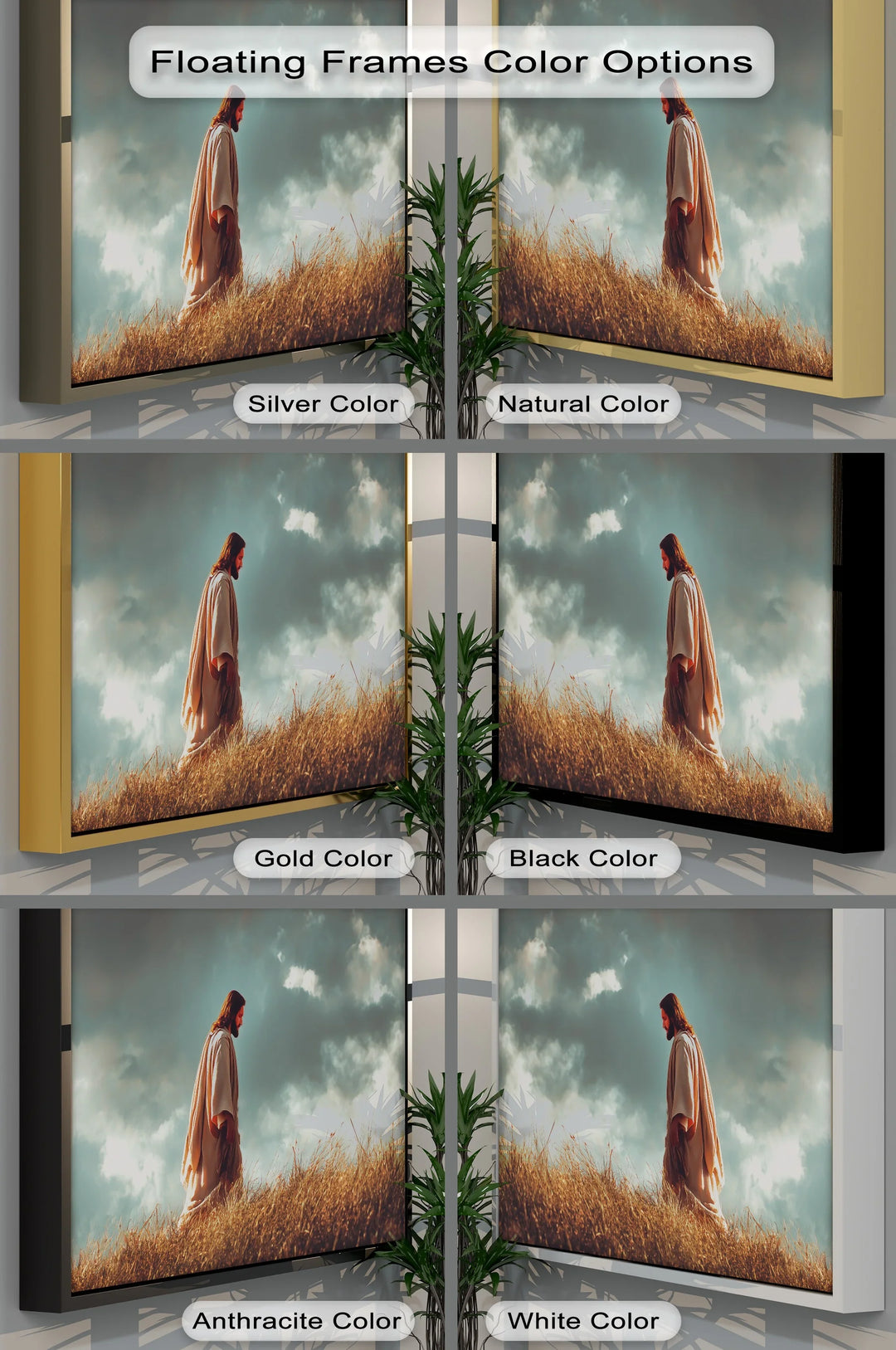 Walking in Faith – Jesus in the Wilderness Canvas Print - MyPhotoStation