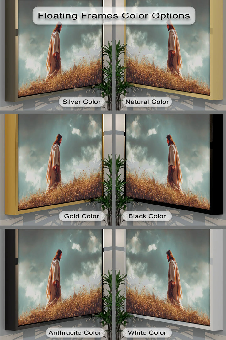 Walking in Faith – Jesus in the Wilderness Canvas Print - MyPhotoStation