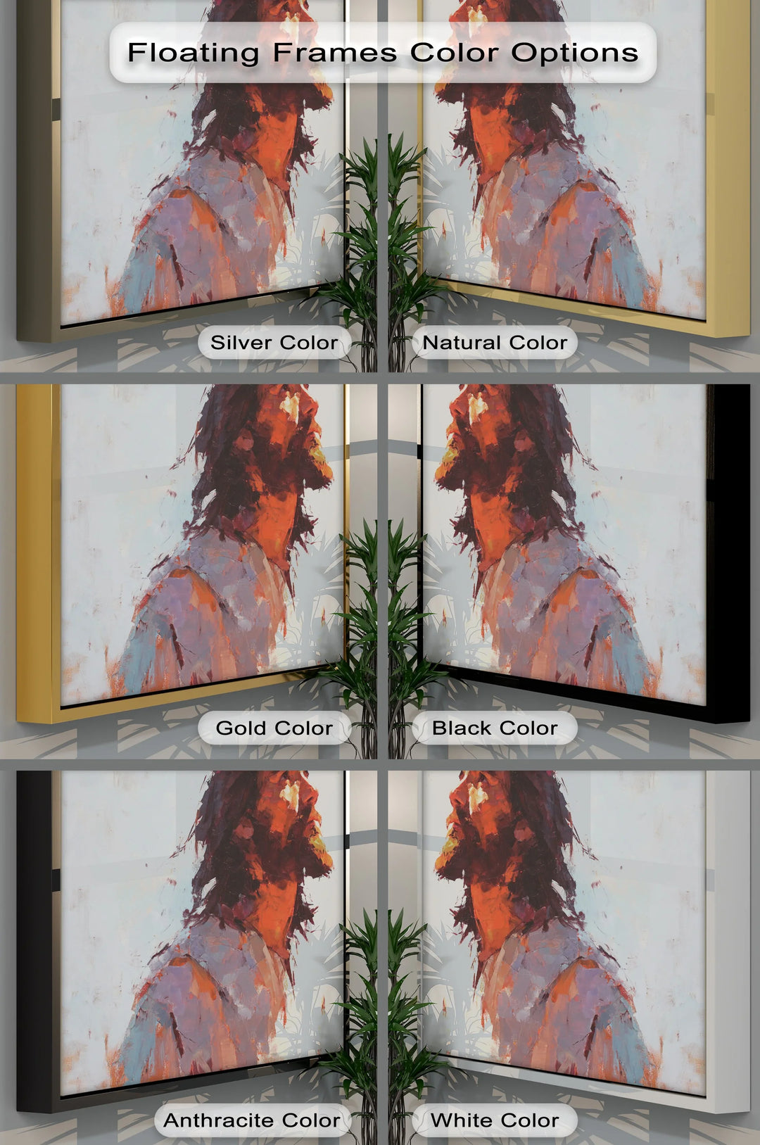 Divine Light – Portrait of Jesus in Reverent Gaze Canvas Print - MyPhotoStation