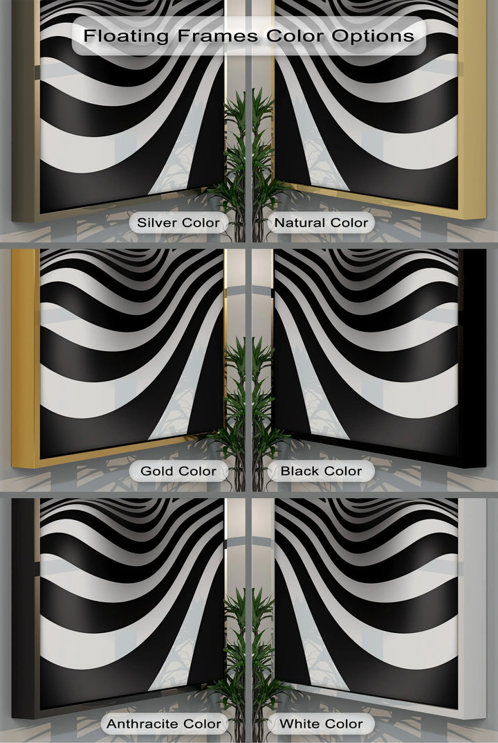 Velvet Currents – Black & White Canvas Print - MyPhotoStation