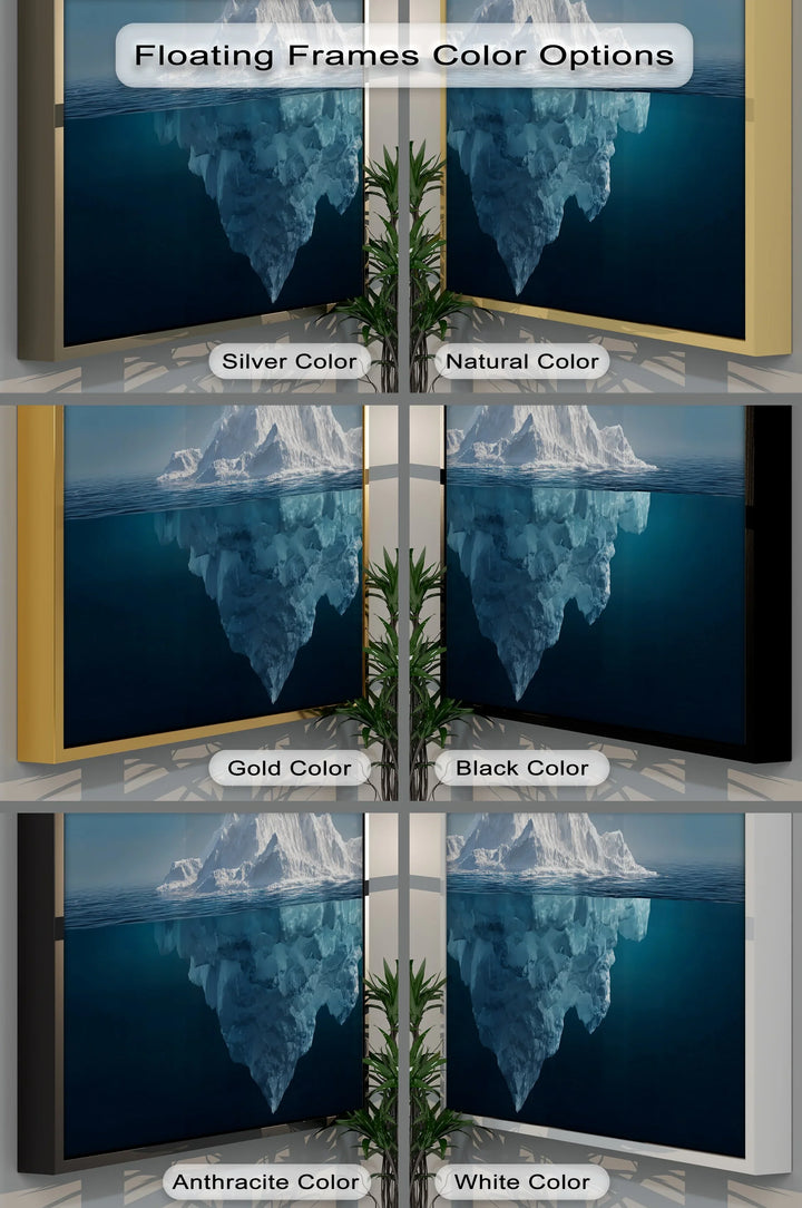 Beneath the Surface – Iceberg Canvas Print