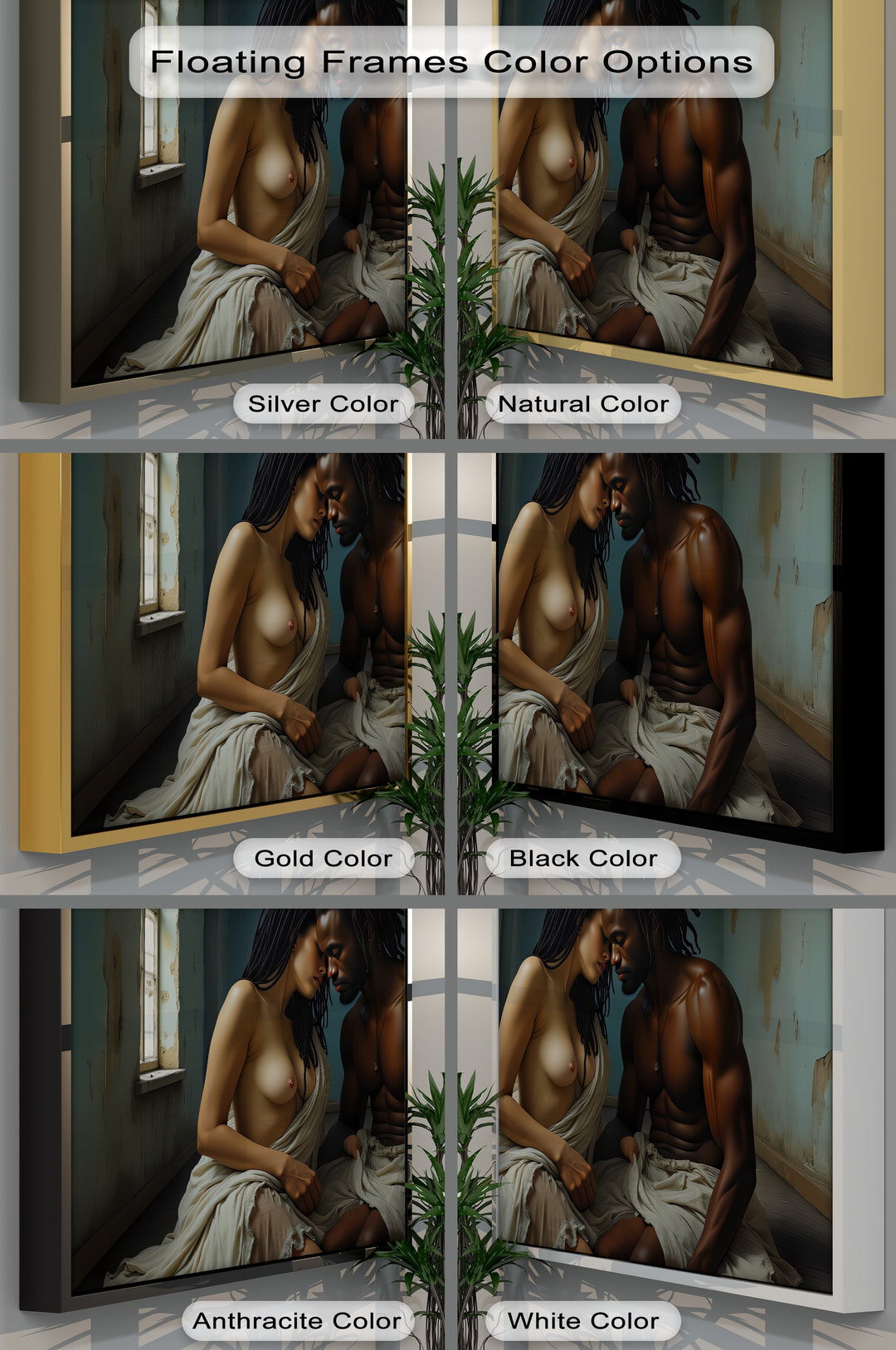 Still Together – Abstract Canvas Print | Sexy Canvas Artwork
