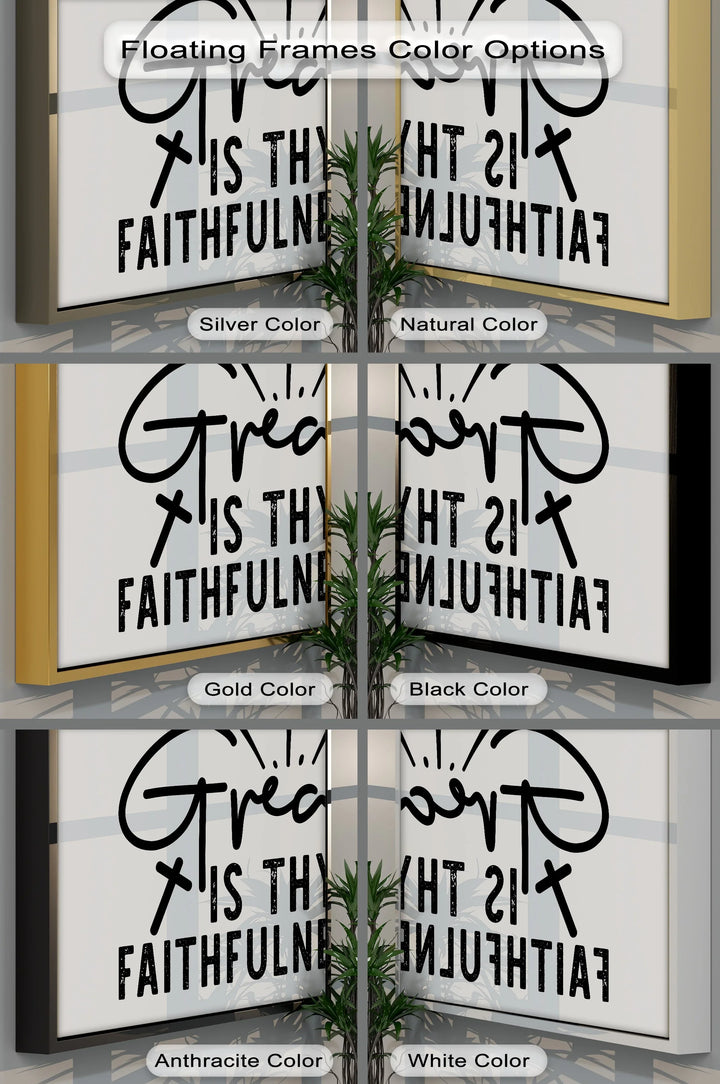 Great Is Thy Faithfulness – Christian Canvas Wall Art - MyPhotoStation