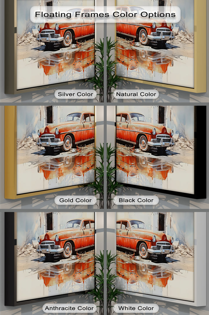 Echoes of the Past – Car Canvas Print