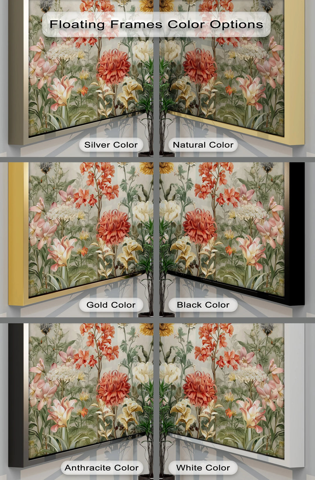 Garden Reverie – Lush Botanical Canvas Print - MyPhotoStation