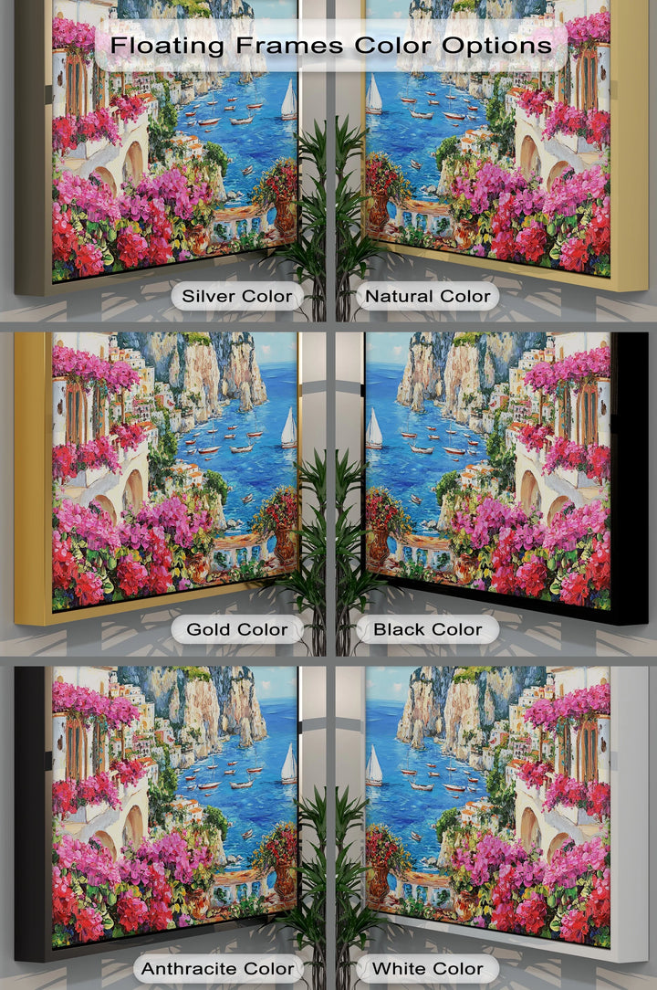 Capri Dreamscape – Mediterranean Coastline Canvas Print - MyPhotoStation