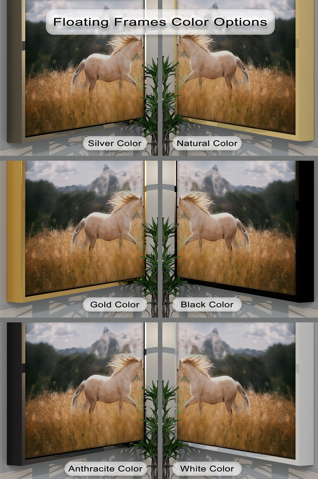 Regal Gaze – Chestnut Horse with Intense Stare Canvas Print