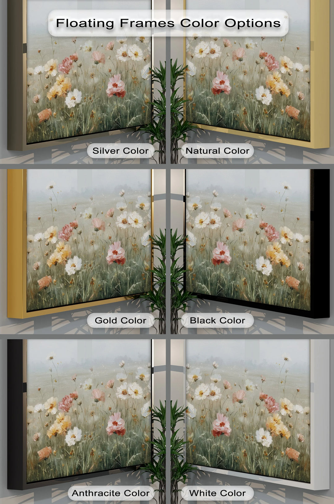 Whispers of Spring – Soft Meadow Floral Canvas Print - MyPhotoStation