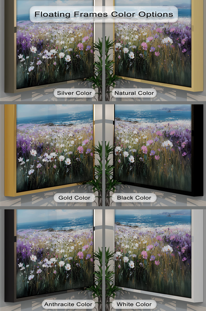 Coastal Bloom – Seaside Wildflower Canvas Print