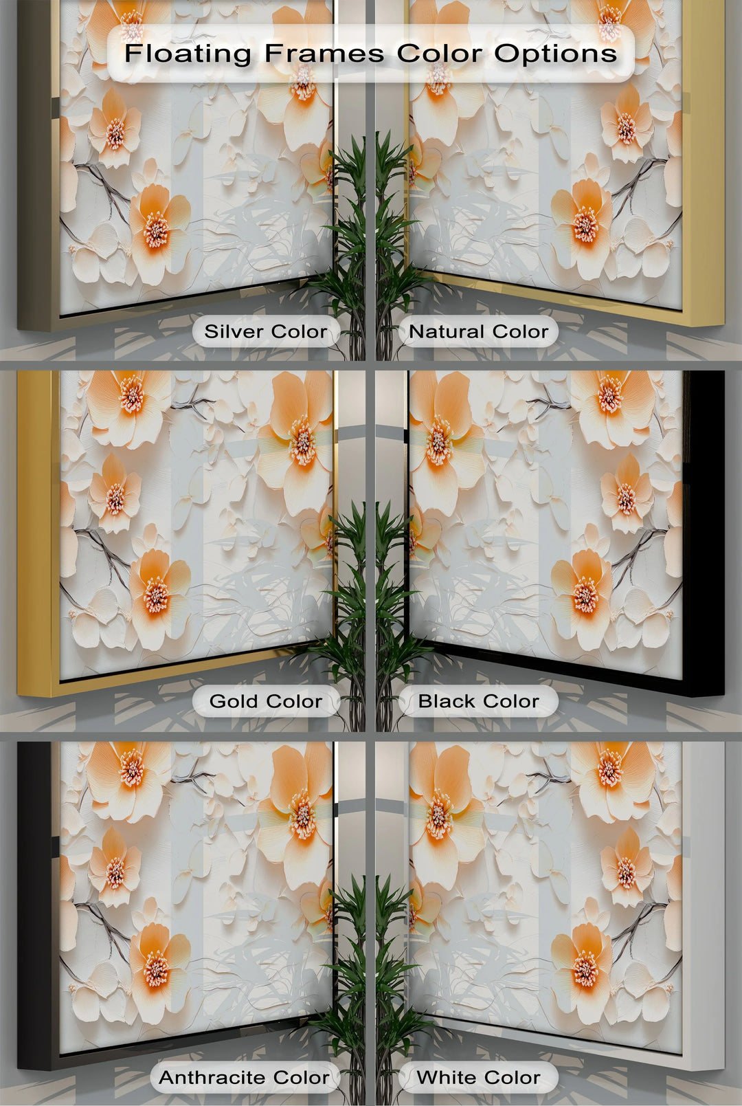 Petals in Porcelain – Delicate Peach Blossom Canvas Wall Art - MyPhotoStation