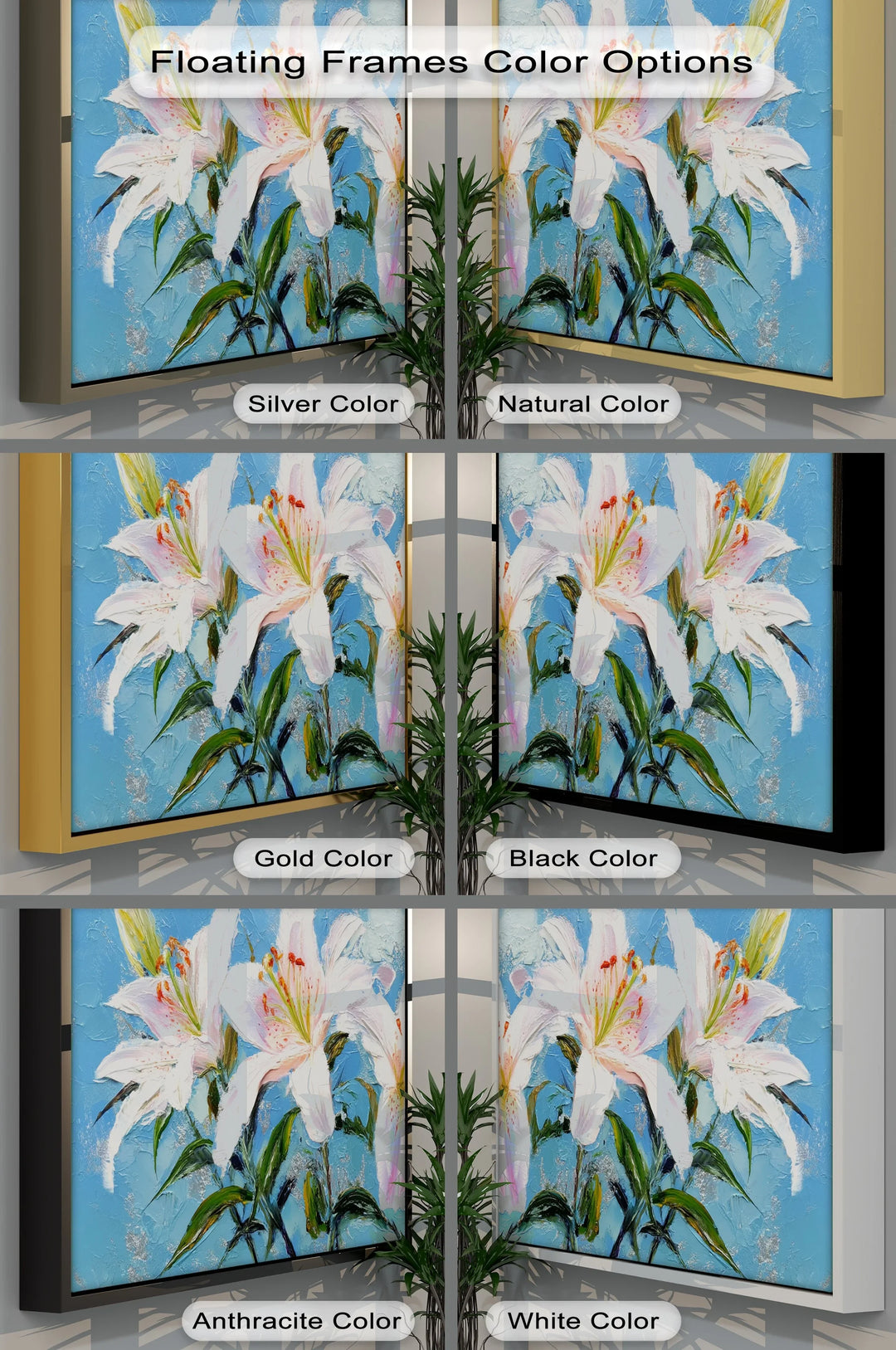 Blooming Stargazer Lilies – Pink and White Floral Canvas Print - MyPhotoStation
