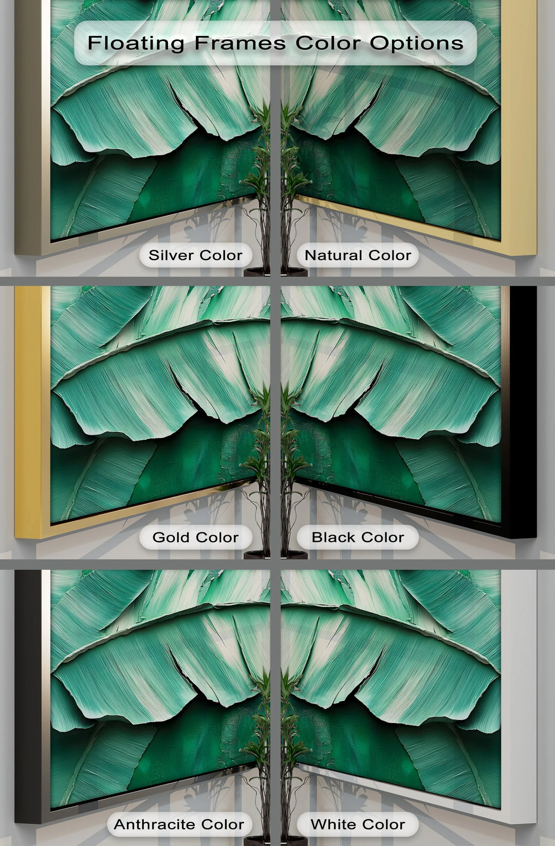 Verdant Blade – Abstract Banana Leaf Canvas Print - MyPhotoStation