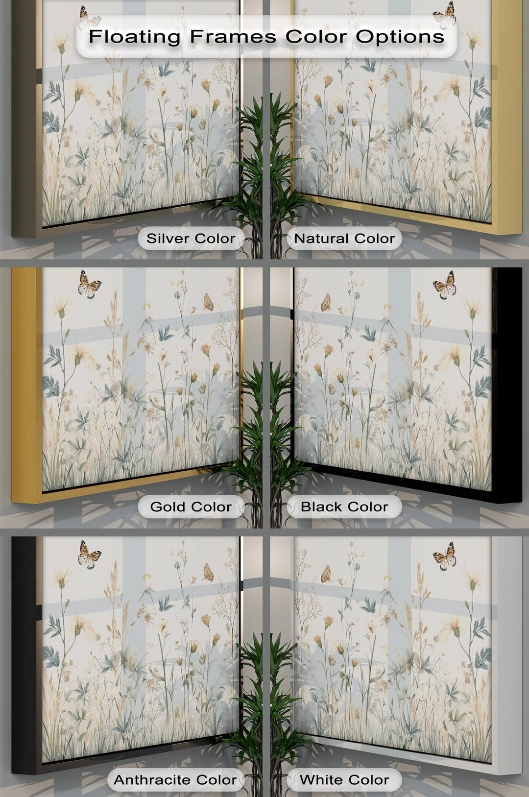 Whispers of Wildflowers – Soft Botanical Meadow Canvas Print - MyPhotoStation