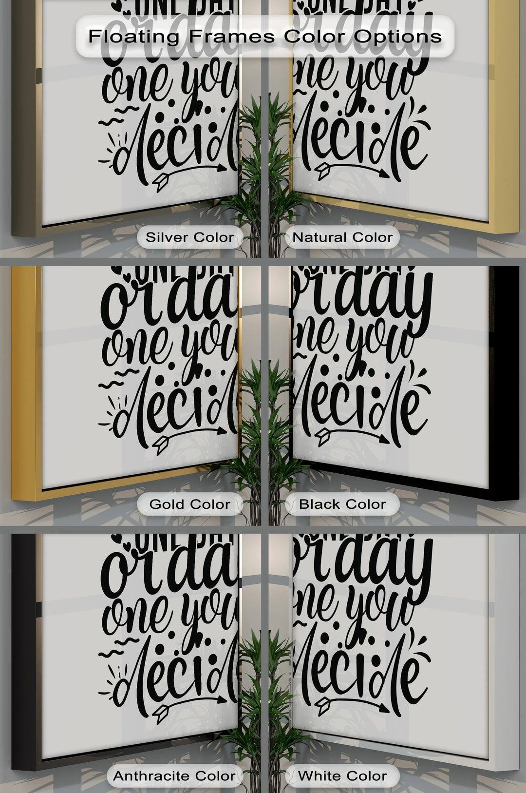 One Day or Day One – Motivational Canvas Print