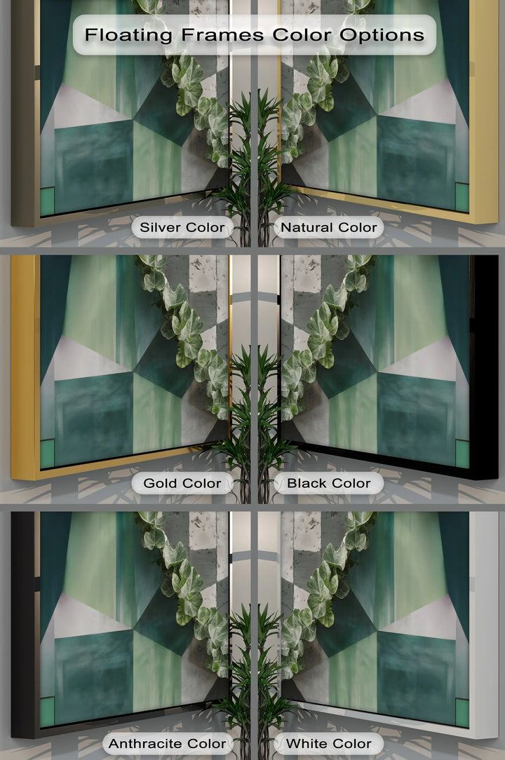 Urban Climb – Geometric Ivy Wall Canvas Print - MyPhotoStation