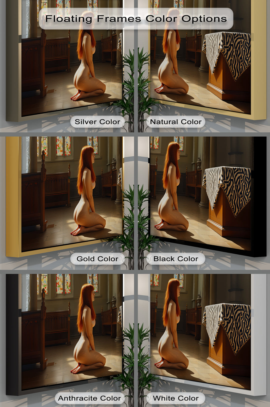 Silent Offering – Erotic Canvas Wall Art | Framed Wall Art