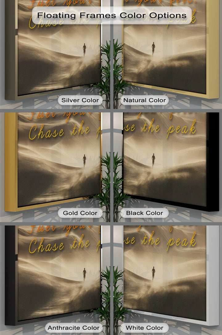 Chasing Greatness – Motivation Canvas Print
