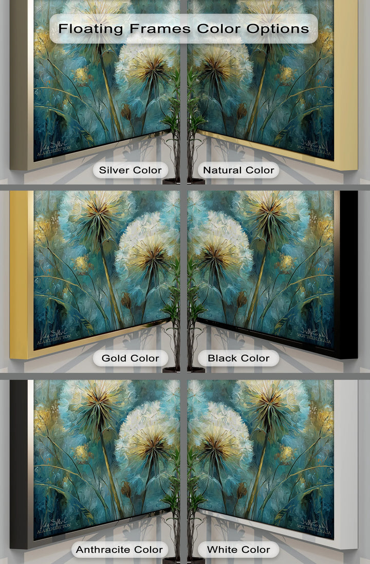 Whispers of Nature – Dandelion Glow Canvas Print - MyPhotoStation